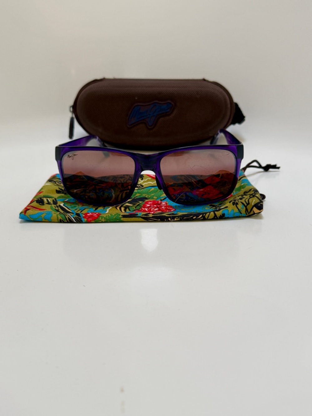 Maui Jim Purple Ombre Gradient Sunglasses Polarized Lens